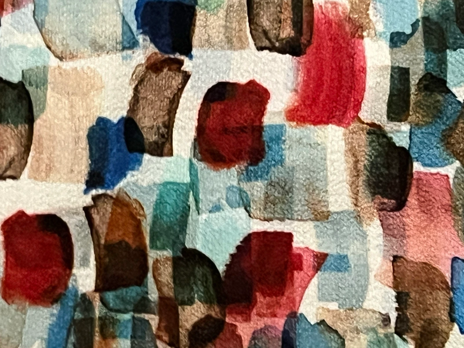 Vestido crepe estampado multicolor  – photo 8